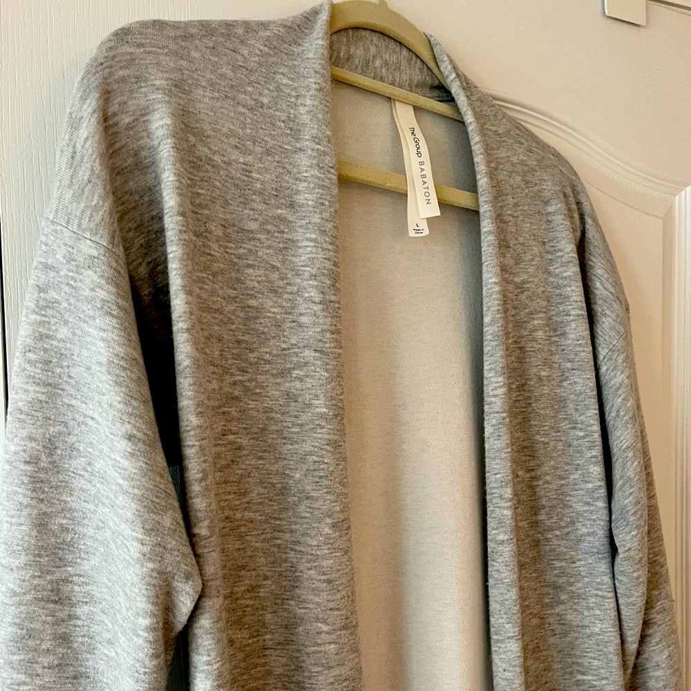 Babaton light grey cardigan